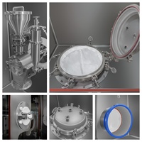 OEB 5 带 BIBO H14 GMP A 级灭菌无菌隔离器，适用于实验室使用的无菌手套