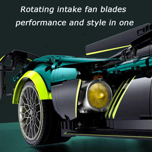 Guly 10658 1:8 <span class=keywords><strong>Utopia</strong></span> Super Car, Bloques de Construcción de Modelos de Autos de Carreras, Juguetes MOC, 3328 Piezas, Juego de Bloques de Ladrillos para Niños, Regalo de Navidad - Product Image 4