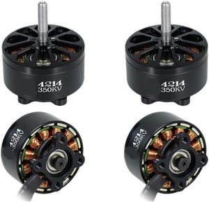 4214 350KV Brushless Motor For <b>Drones</b> Aluminum Body With Wire Leads - Product Image 5