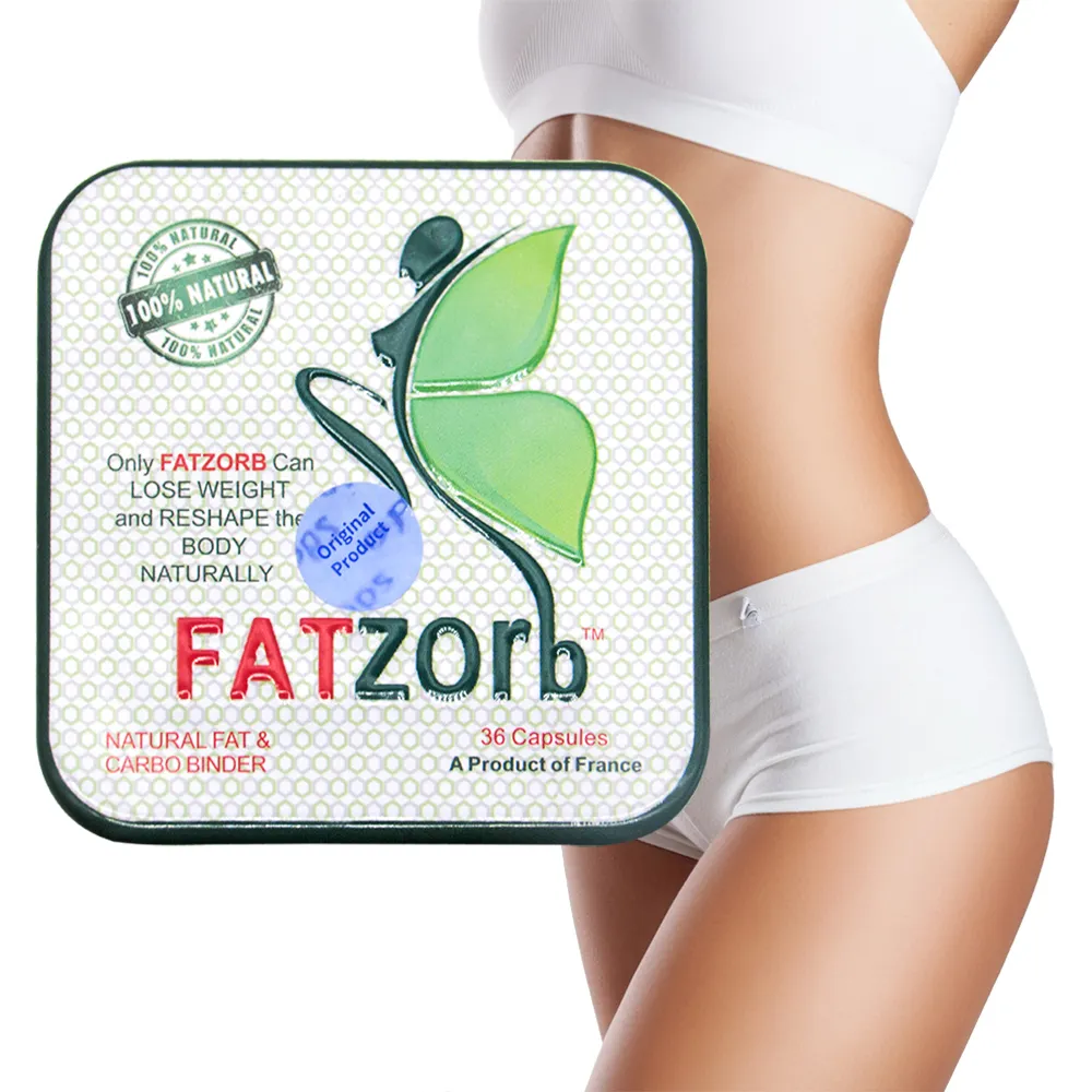 Fatzorb kapsul detox penurun berat badan, kapsul keras pelangsing Natural max dengan blister