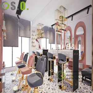 Tırnak salonu mobilyası ekipman güzellik kaynağı mağaza tırnak salonu iç tasarım