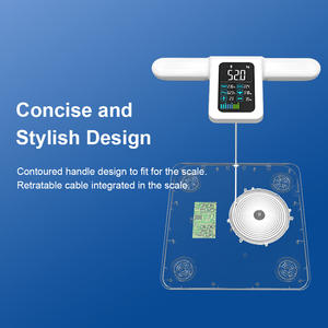 BFS01 Electrodos Pantalla grande Básculas de baño Analizador digital Mide el peso Báscula de grasa corporal inteligente para gimnasio Báscula inteligente - Product Image 3