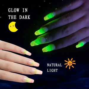 Vernis à <span class=keywords><strong>ongles</strong></span> en gel élastique phosphorescent effet toile d'araignée 2026 pour marque privée, séchage UV, à retirer par trempage, pour nail art, vente en gros - Product Image 5