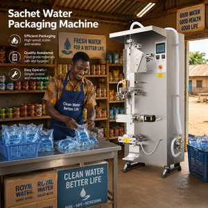 Machine d'emballage de sachets liquides commerciaux, machine d'emballage d'eau pour l'eau potable, les jus et les boissons - Product Image 6