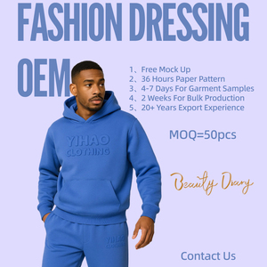 Nhà Sản Xuất Thời Trang Đường Phố Tùy Chỉnh Phun In Áo 500gsm Nặng Dày Cắt Người Đàn Ông Quá Khổ Yếu Tố Cần Thiết Tùy Chỉnh Hoodies - Product Image 1