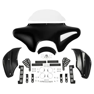 XF290601-SET-T Batwing fairing kính chắn gió phù hợp cho Harley road Vua Fatboy Di Sản Cổ điển