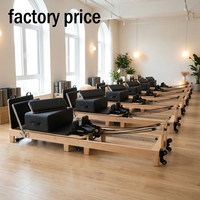 Reformer de Pilates Professionnel Pliant en Bois de Haute Performance, Direct Usine, Qualité Supérieure