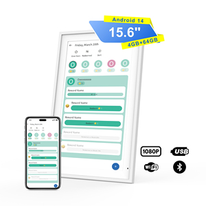 Tableta PC Familiar Inteligente con Pantalla Táctil de 15.6 Pulgadas, Android 14, 4+64GB, Calendario Digital, Lista de Tareas y Bloc de Notas Digital - Product Image 1