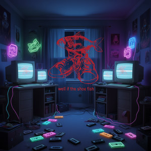 Camiseta Well If The Shoe Fish Y2k con diseño maldito, unisex, talla para adultos - Product Image 3