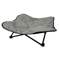 Lit pour chien pliable moderne et portable, design surélevé pour chiens