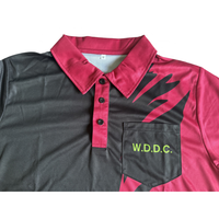 Kancing Jas Dart Unisex OEM dengan Kerah dan Saku, Bahan Polyester
