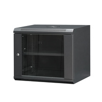 Fabrication Centre de données intérieur 19 pouces 4U 6U 9U 12U 15U 24U Enclosure Network Server Rack Wall Mount Cabinet