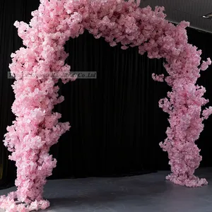 LFB790 Handmade Thi Đua Hồng Sakura Arch Để Trang Trí Trong Nhà