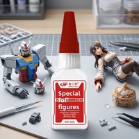 Colle transparente ultra résistante pour modèles Gundam, poupées Barbie et jouets
