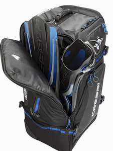 <span class=keywords><strong>CRESSI</strong></span> JUMBO Italy, Estuche para Equipo de Buceo y Mochila, Bolsa de Viaje Impermeable de Gran Capacidad con Ruedas - Product Image 3