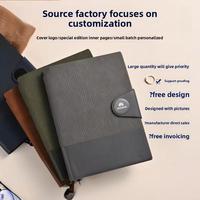 Carnet à spirale agenda à feuilles mobiles avec couverture en cuir PU personnalisé