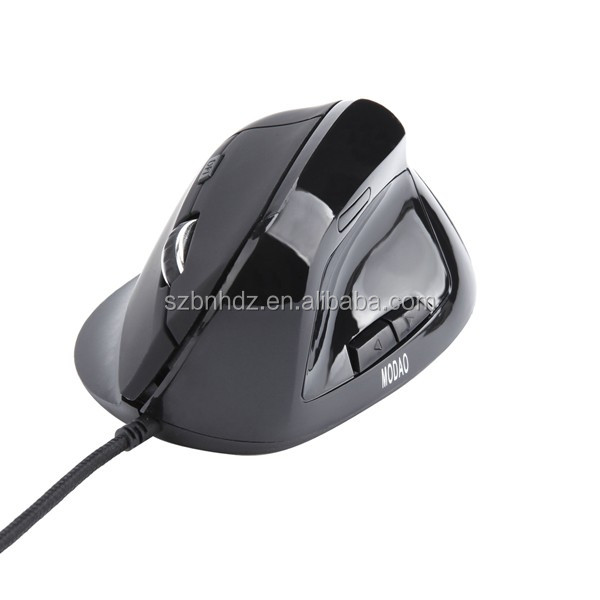 2017 Newest Usb Wired Vertical Ergonomic Mouse with Finger Support