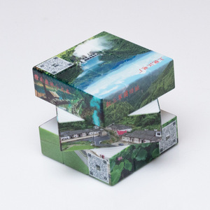 Cubo Mágico de 5,7 cm, Logotipo Personalizado con Impresión UV Cultural Creativa para Regalos Conmemorativos Promocionales - Product Image 1