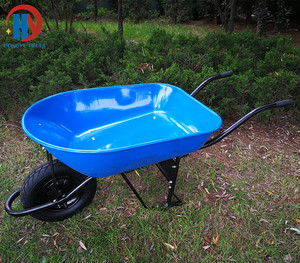 <span class=keywords><strong>Brouette</strong></span> robuste en métal de 80 L (5,5 pi) avec capacité de charge de 200 kg pour la construction, garantie 1 an - Product Image 3