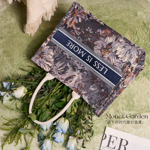 高级手提袋提花包时尚宽敞奢华女包时尚前卫购物者设计师 - Product Image 6