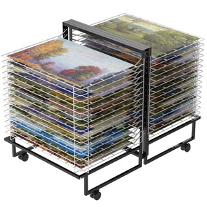 Dây Thép Phủ Màu Đen Có Thể Tháo Rời Kệ Báo Tầng Đứng Báo Hiển Thị Giá Trên Bàn - Product Image 2