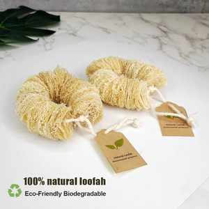 Оптовая продажа, биоразлагаемая губка, кухонная Мягкая сетчатая кисть для египетской губки, натуральная кухонная губка для люффы - Product Image 2