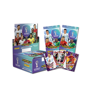 Édition limitée de cartes à jouer de football mondial, incluant Messi et <span class=keywords><strong>Ronaldo</strong></span>, boîte de jeu en feuille d'or pour les fans de football - Product Image 1