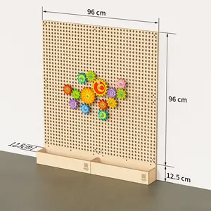 남여 공용 유치원 깜박 벽 퍼즐 세트 조기 학습과 재미를위한 DIY STEM 교육 장난감