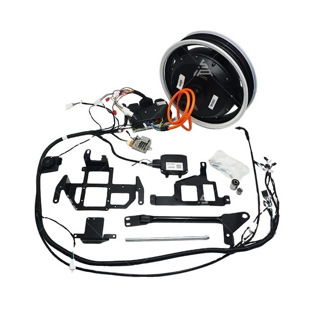 Electric Hub Motor Conversion Kit Fuel to Electricity for Motorcycle Body Systems