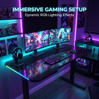Table de jeu ergonomique AOR Esports à hauteur réglable, design moderne, silencieuse et en matériaux écologiques, vente en gros directe usine