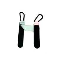 Sangle de poussette en cuir PU écologique, auto-adhésive, double face, avec crochet robuste, bande en nylon, attache pour chariot