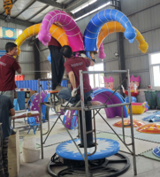 Manège Clown Joyeux 12 Places Chaise Volante pour Enfants à Vendre