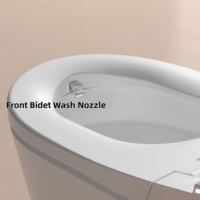 WC intelligent de luxe, siège de toilette ergonomique allongé, à poser au sol, ouverture et fermeture automatiques, télécommande, vente en gros
