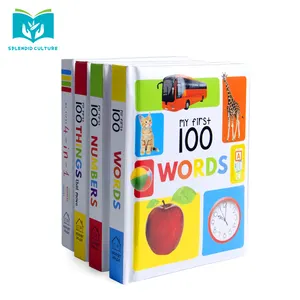 Splendide Culture mes 100 premiers mots chiffres couleur formes fabricant imprimer usborne livre enfants éducatifs