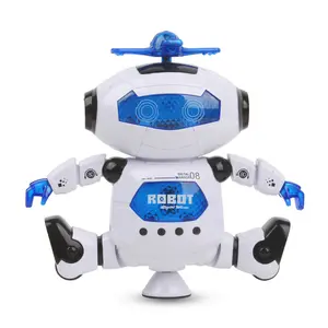 Intelligent Robot Voice Record Toy Smart Cartoon Education Robot with Sound Light Walking Robot Toy for Kids