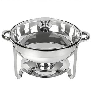 Support de chauffe-plat en acier inoxydable à alimentation alcoolisée avec arrêt automatique de sécurité pour usage commercial, support suspendu pour réchaud de buffet - Product Image 4