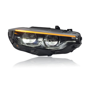 Accesorios para Automóviles SJC, Faros Láser para <span class=keywords><strong>BMW</strong></span> Serie 4 F32 M4, 2 Faros Delanteros Blancos y Amarillos DRLs 430 435 440i, Conexión Plug and Play - Product Image 6