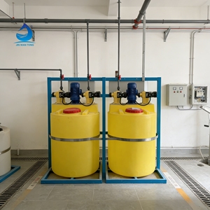 Sistema de Dosificación Química con Tanque de Plástico PE para Plantas de Tratamiento de Aguas Residuales MBBR/MBR con Biofiltro de Tratamiento de Aguas Residuales - Product Image 3