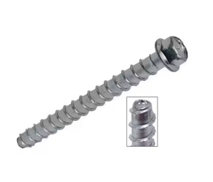 Oem Tùy Chỉnh Mạ Kẽm Hexagon Wasse Xi Măng Hex Mặt Bích Đầu Xi Măng Tự Khai Thác Vít Bê Tông Tự Cắt Neo Bu Lông - Product Image 5