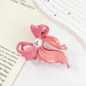 Nouveau élégant femmes accessoire <span class=keywords><strong>crabe</strong></span> épingles à <span class=keywords><strong>cheveux</strong></span> pinces haut de gamme en métal arc en forme de perle <span class=keywords><strong>pince</strong></span> à <span class=keywords><strong>cheveux</strong></span> pour les filles - Product Image 1