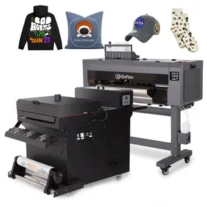 Giftec heißer Verkauf dtf Rolle Multifunktions-T-Shirt Druckmaschine Textil logo Haustier folie Wärme übertragung a1 a3 XP600 Dtf Drucker