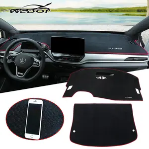 Anti-Slip Auto Voormat Dashboard Mat Voor Vw Id.4 Dashboard Cover Tapijt Pad Lichtdichte Mat Auto Accessoires