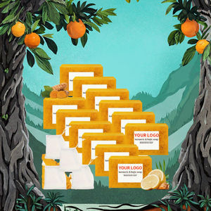 Jabón Sólido Artesanal de Cúrcuma, Limón y Ácido Kójico 100g, Antiacné, Exfoliante, Cuidado <span class=keywords><strong>para</strong></span> Todo Tipo de Piel - Product Image 2