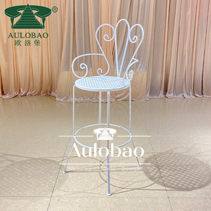 Modern <b>Comfortable</b> High Chair <b>Bar</b> <b>Stool</b> Commercial Restaurant Seating Upholstered Metal Frame Design - Product Image 4