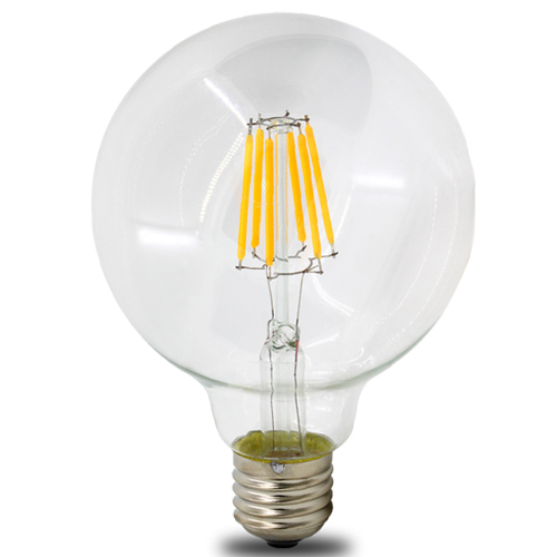 2W 4W 6W 8W LED Filament Bulb E27/E26/B22 Base AC230/110V Non-Flicker Home Indoor Light 2200-6500K Color Temp 3-Year Warranty
