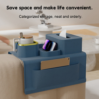 Silicone Canapé Accoudoir Organisateur Télécommande Titulaire Canapé Chevet Fauteuil Caddy Panier De Rangement Sac pour TV Télécommande Téléphone