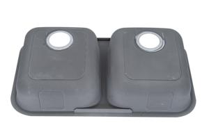 Évier de cuisine sous-marine en acier inoxydable 50, <span class=keywords><strong>Double</strong></span> bol, carré, lavabo, offre spéciale, 2020 - Product Image 6