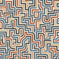 Tapis de Mahjong Labyrinthe de Lignes Sans Règles, 31,5x31,5 pouces, Tapis de Mahjong, Tapis pour Tuiles de Mahjong, Tapis de Poker, Tapis de Jeu de Mahjong, Tapis pour Mahjong