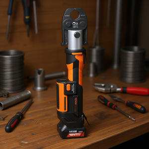 Herramienta de Prensado Vevor Pro con Motor sin Escobillas, Crimpadora de Cables de Calibre 14 AWG, Mango de Agarre Suave de Grado Industrial - Product Image 2