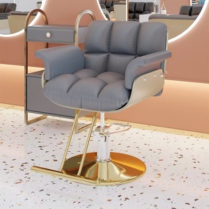 Silla de Barbero Ergonómica de Cuero Súper Suave y Cómoda, con Masaje, Reclinable, Rotación de 360 Grados, Altura Ajustable, para Salón - Product Image 3